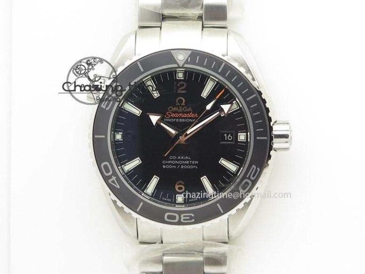 0310 Affordable Seamaster Diver 300M ZF 1:1 Best Edition Blue Ceramic Gray Dial on SS Bracelet A 7734